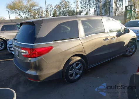 2019 Honda Odyssey Ex-L z USA, uszkodzony, nr VIN 5FNRL6H7XKB044045